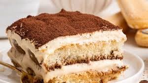Classic Italian tiramisu dessert